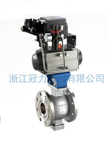 V型球閥：零部件少，使用操作方便！